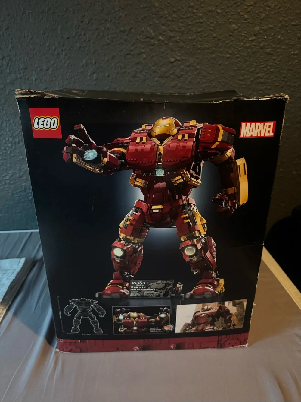 Lego Marvel Hulkbuster Figure in Red and Gold
